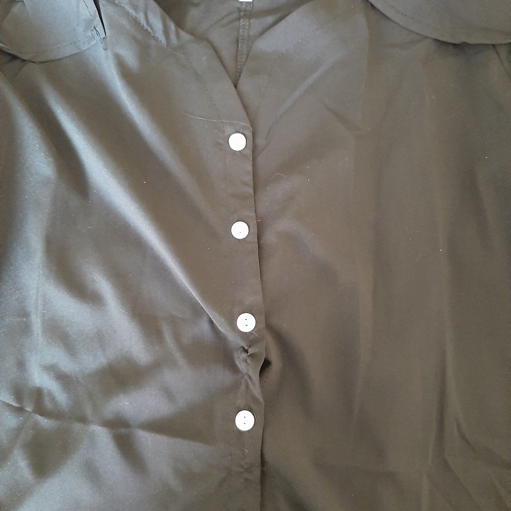 Off should button down blouse - Picture 3 of 3